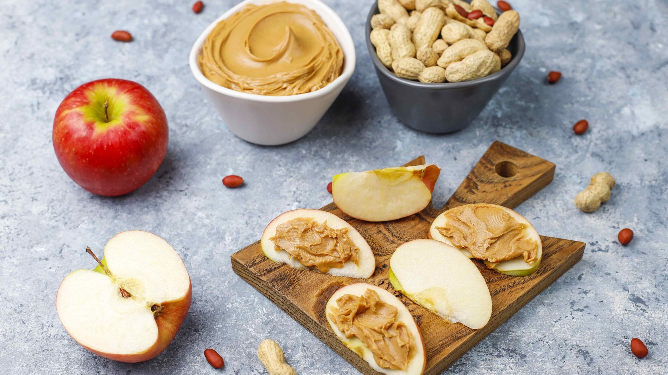 Apple Slices with Almond Butter