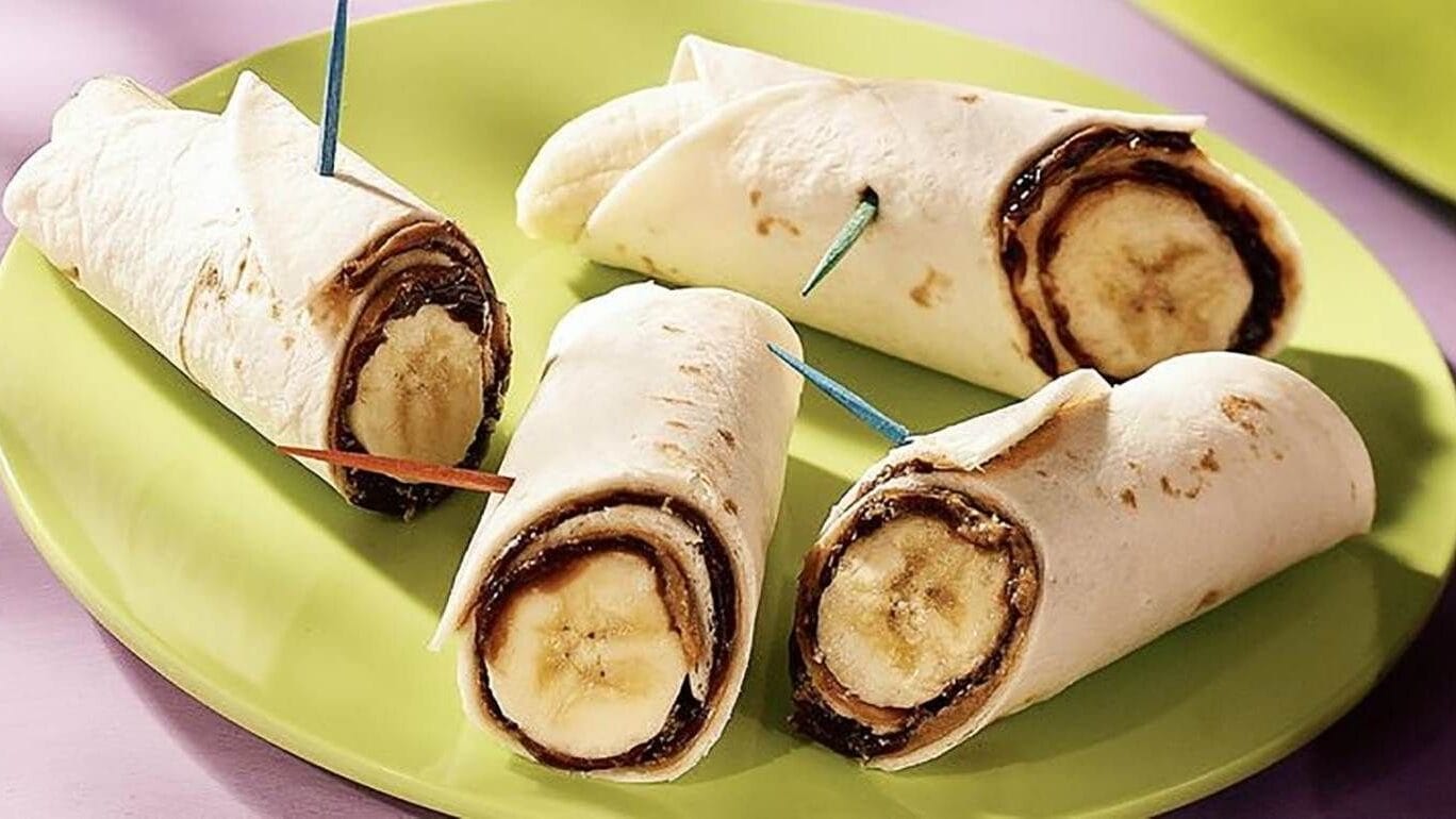 Peanut Butter Banana Roll-Ups