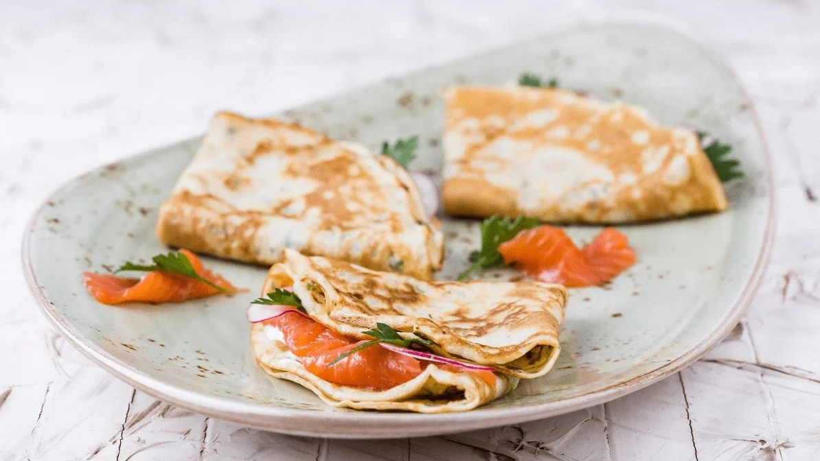 Smoked Salmon Breakfast Quesadilla