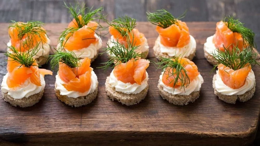 Smoked Salmon Canapés