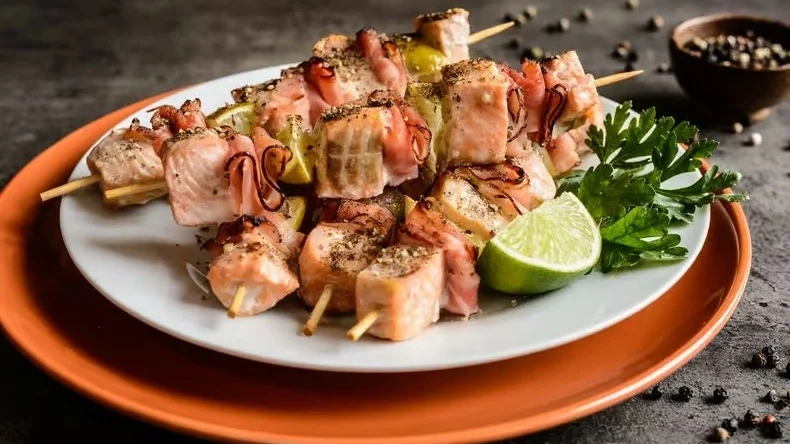 Smoked Salmon Skewers