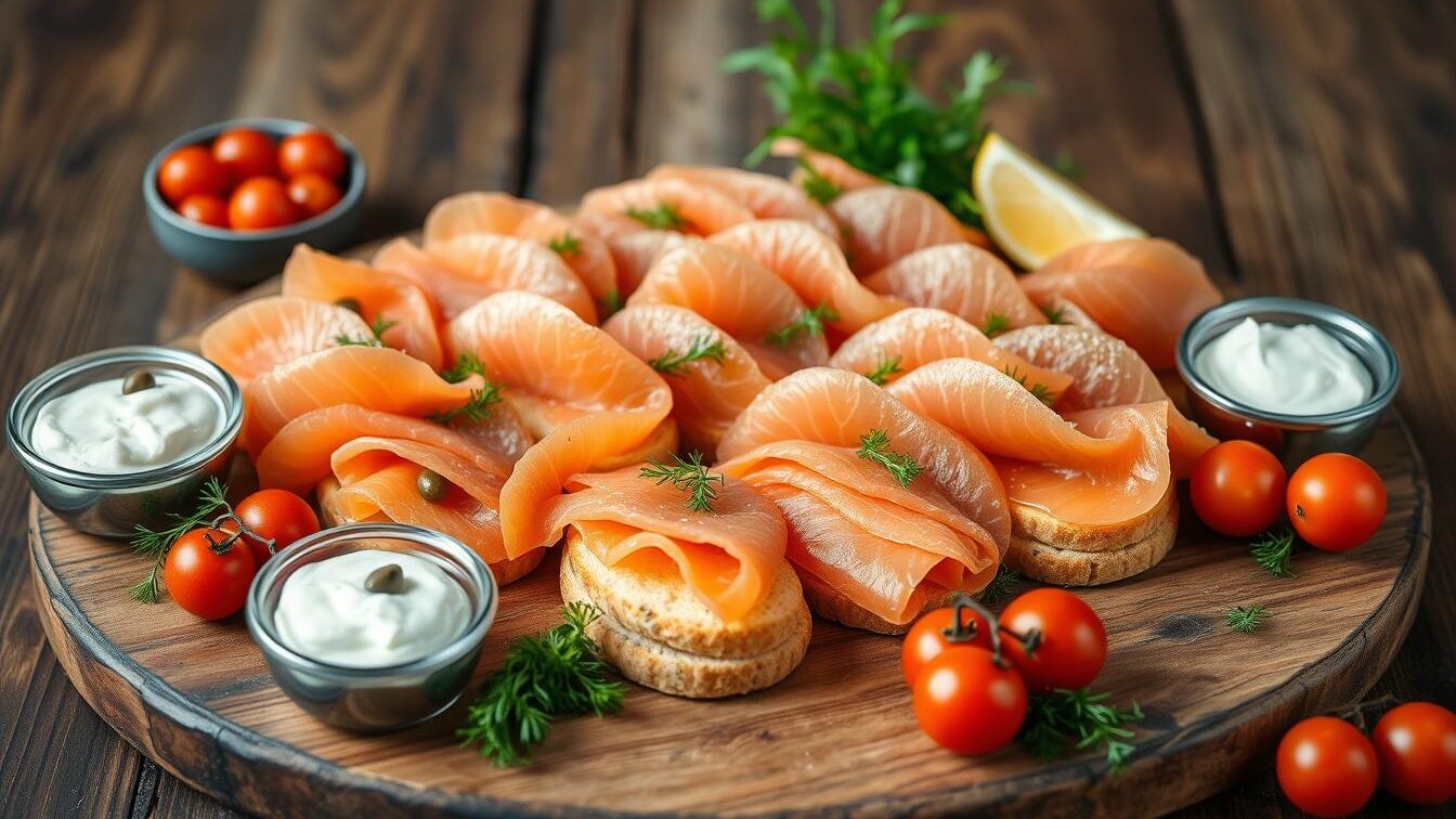 Smoked Salmon Appetizers and Snacks